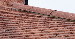 Tonbridge roof before cleaning